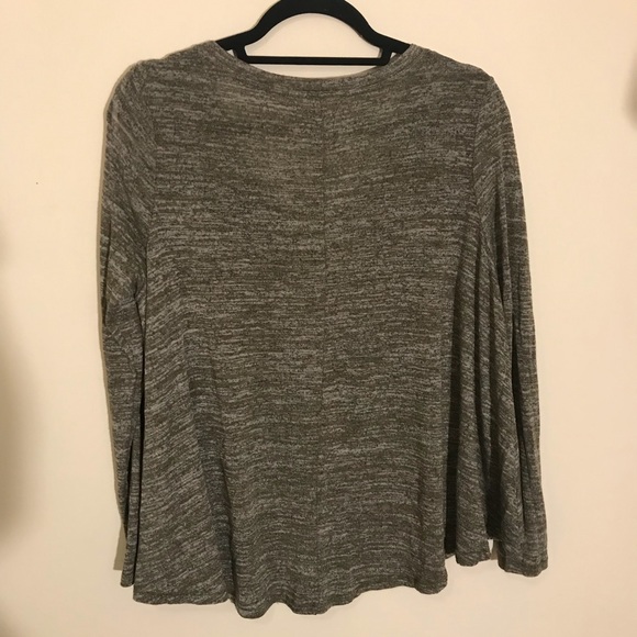 Green and grey Aerie light sweater - Picture 2 of 2